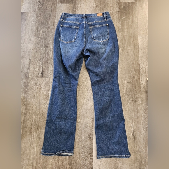 Judy Blue Size 14W Kinston Slim Bootcut Slit Hem Jeans JB88290-L - Picture 6 of 8